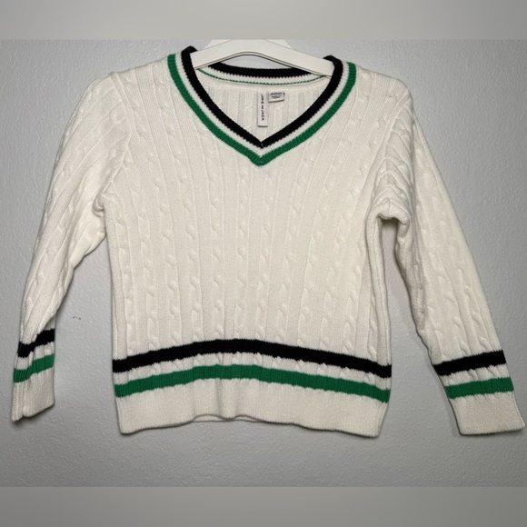 Janie & Jack Boys Stripe Cable Knit Sweater Sz 18-24 months - Picture 2 of 5